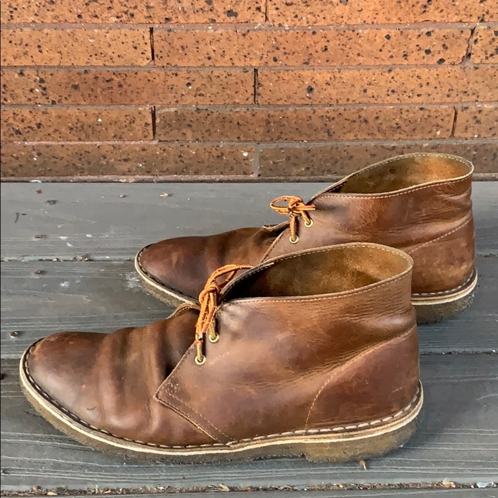 Beeswax Clarks Desert Boots